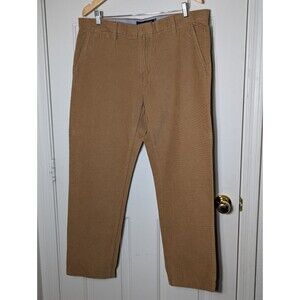 Tommy Hilfiger Corduroy Pants Mens 36x32 Custom Fit Tan Beige Casual Pockets